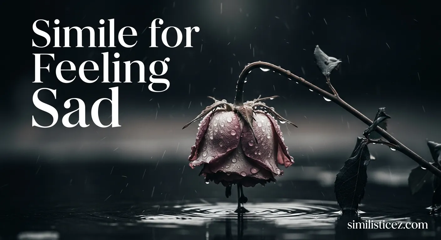 Simile for Feeling Sad
