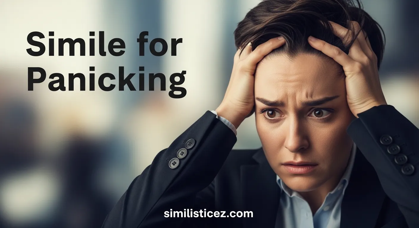 Simile for Panicking