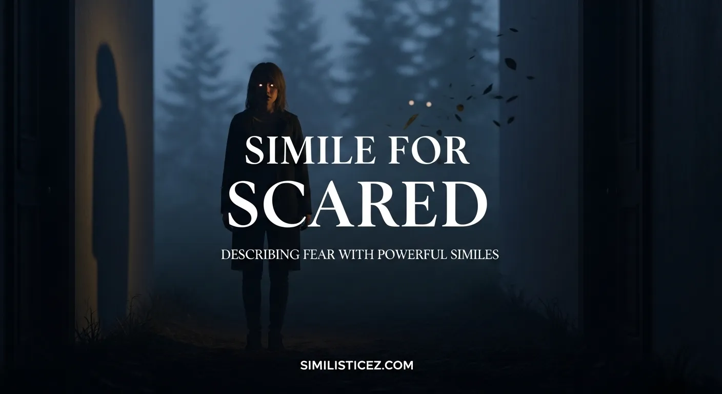 simile for scared