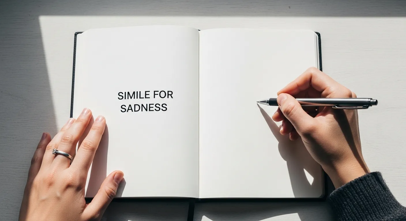 What Is a Simile for Sadness