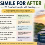 Simile for After