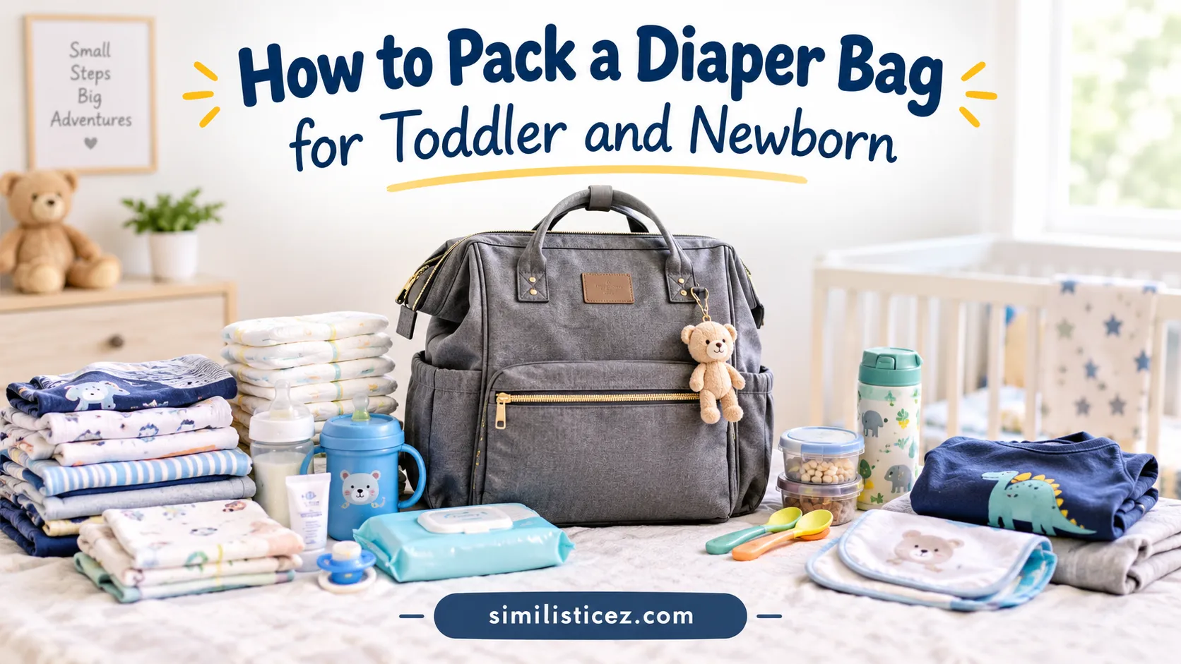 How to Pack a Diaper Bag for Toddler and Newborn